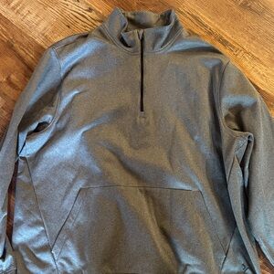 Old Navy Gray Quarter-Zip Pullover